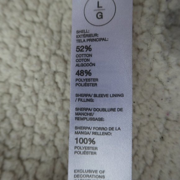 Wilson Creek Winery Vineyards Thick Faux Sherpa Lined Green Sweatshirt Hooded L - Picture 8 of 8